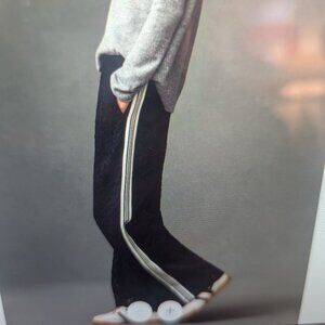 Anthropologie Brooklin Lace Pull-On Track Pants Size Large NWT